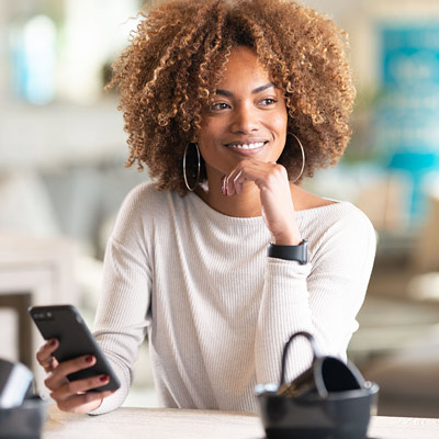 Woman Smiling